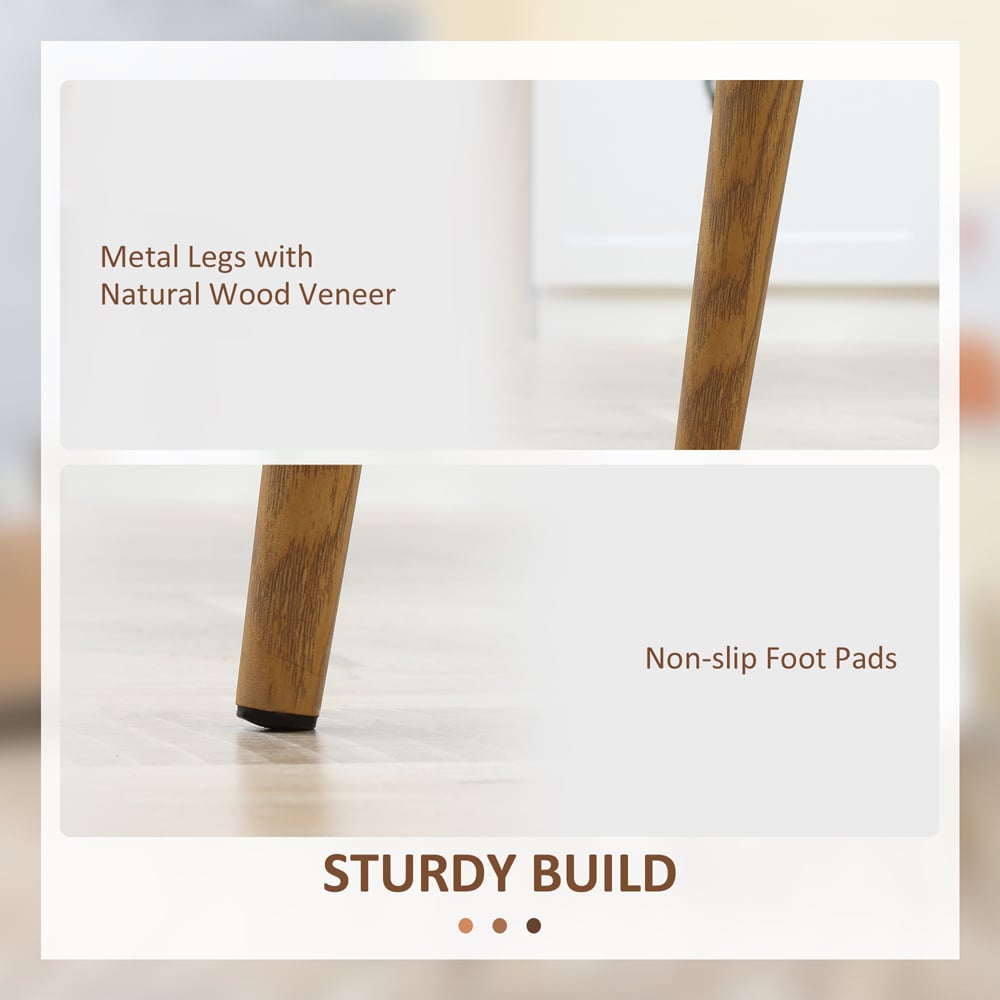 Portland Set of 4 White Dining Chair Image 7