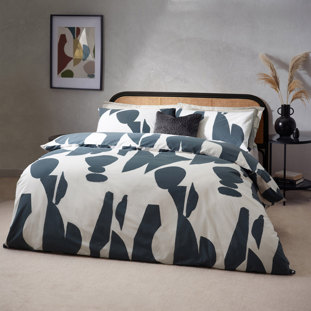 Hoem Meta Abstract King Size Dusk Duvet Set Image 4