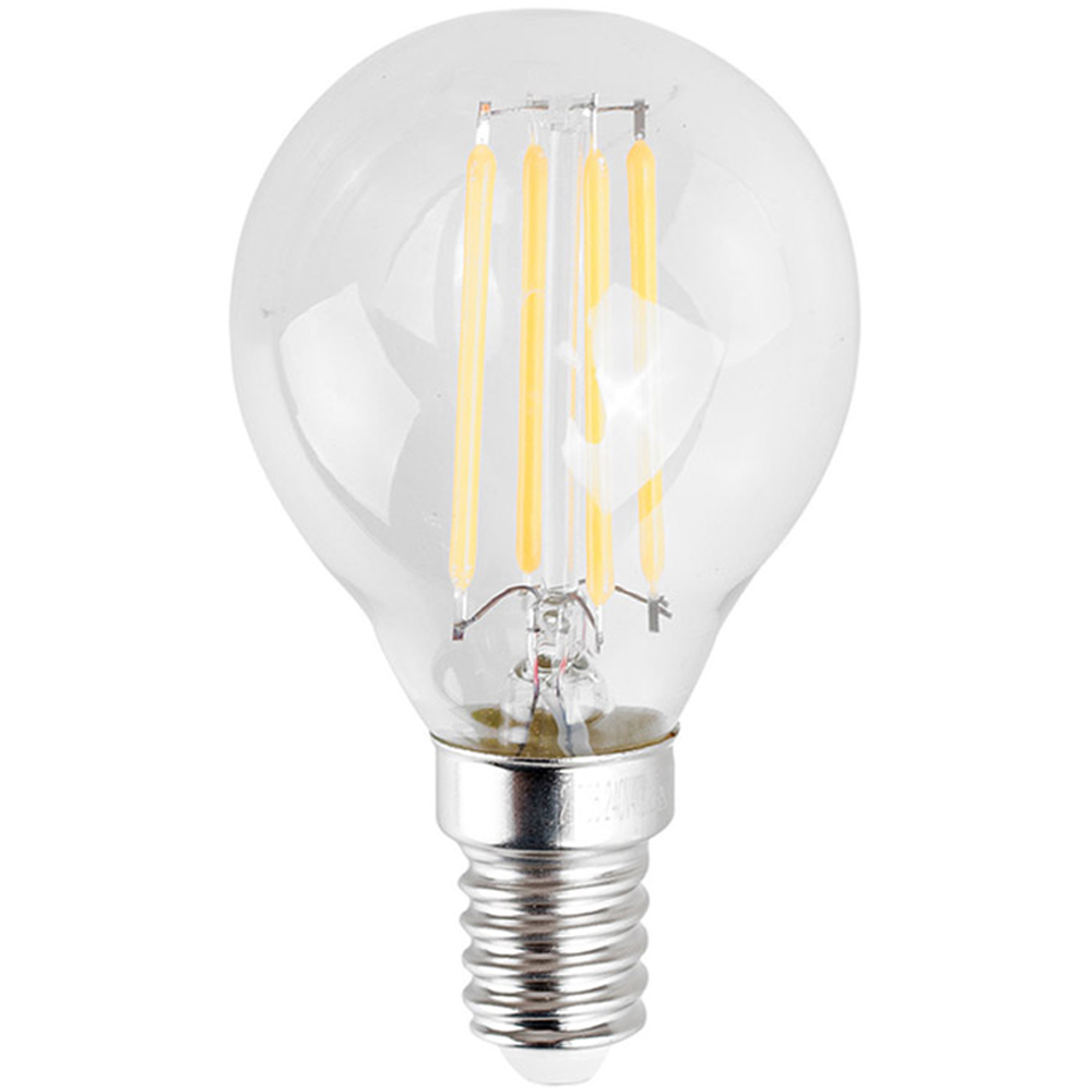ValueLights 4 Pack SES E14 Retro Style 4W LED Filament Golfball Warm White 2700K Light Bulbs Image 1