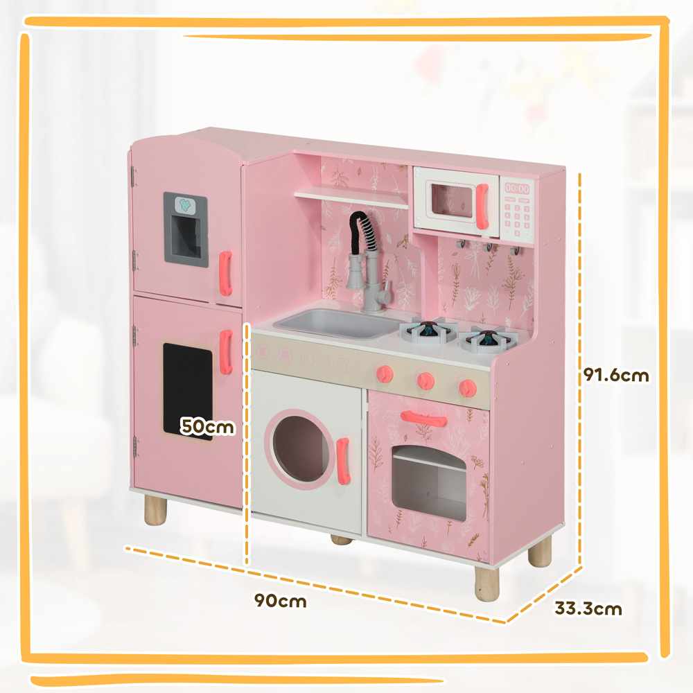 Tommy Toys Pink Kids Kitchen Playset Image 9