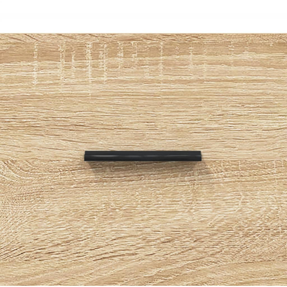vidaXL Single Door 3 Drawer Sonoma Oak Sideboard Image 9
