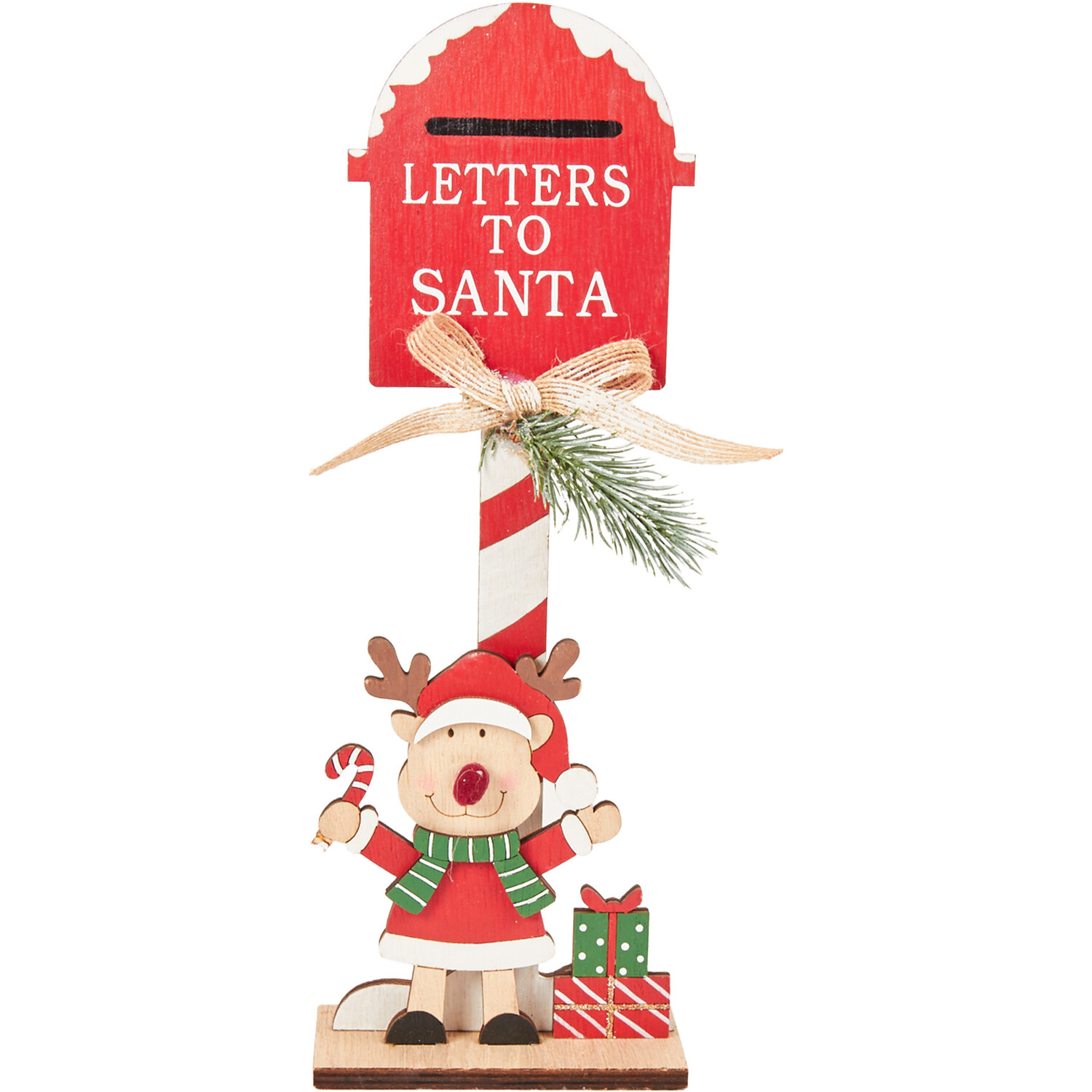 Letters To Santa Mailbox Decoration Image 1