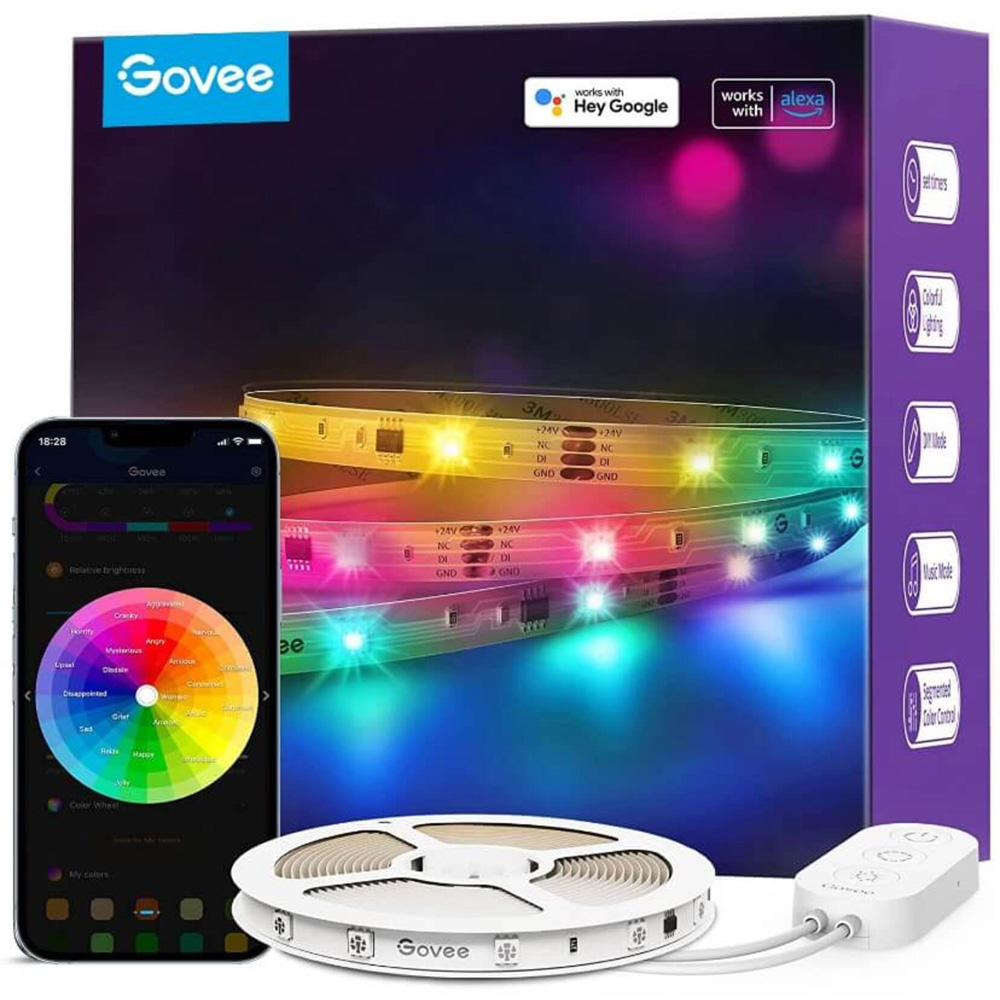 Govee RGBIC LED Smart Strip Light 10m Image 3