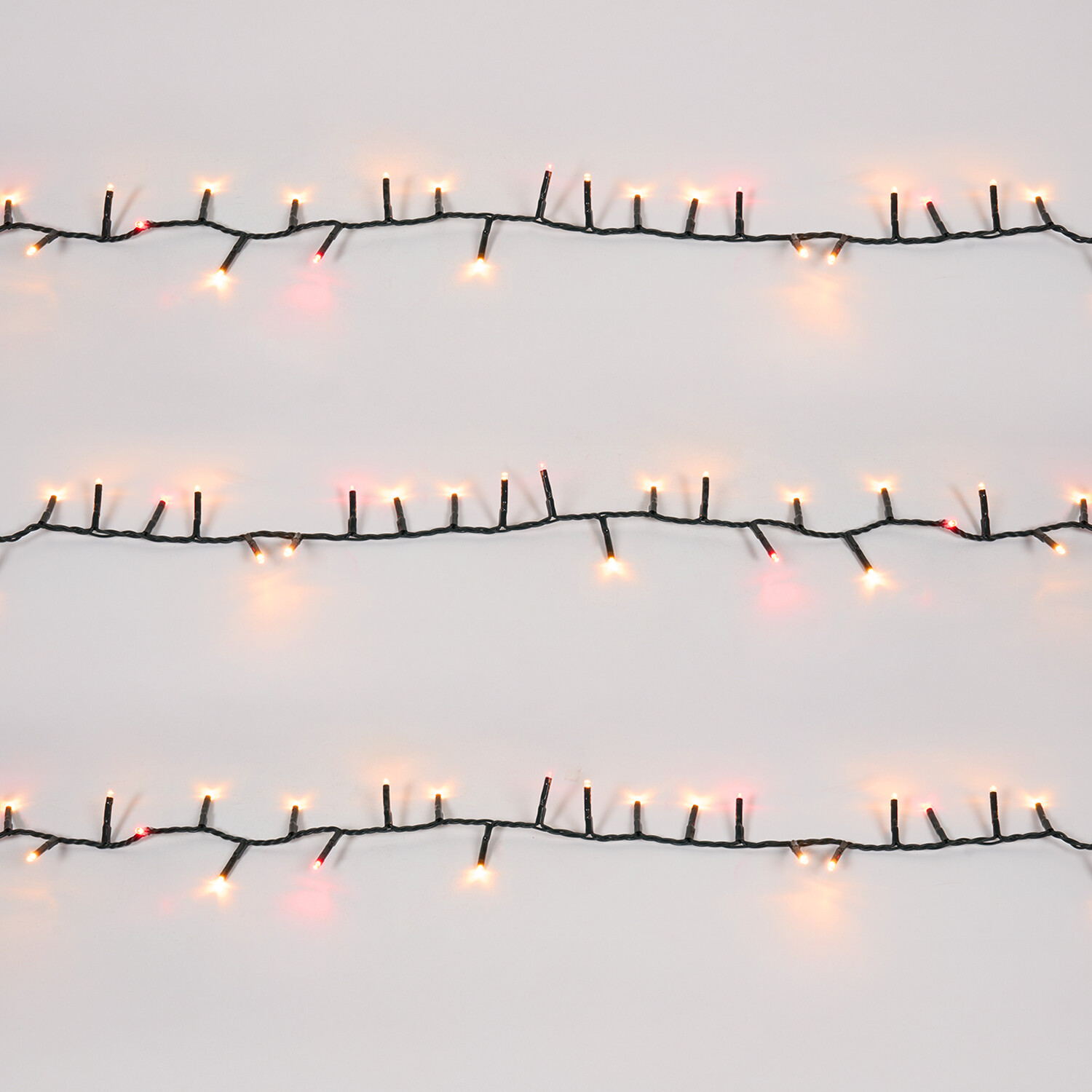 Compact LED Light Chain Red and Gold 2000 Image 4