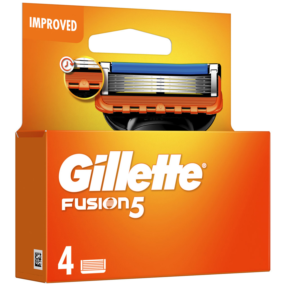 Gillette Fusion 5 Mens Razor Blades 4 Pack Image 4