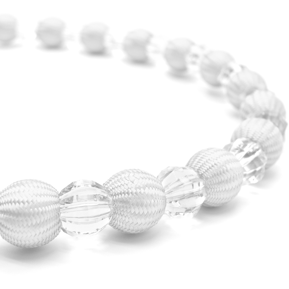 Intimates Krystal White Crystal-Effect Beaded Curtain Tieback 2 Pack Image 2