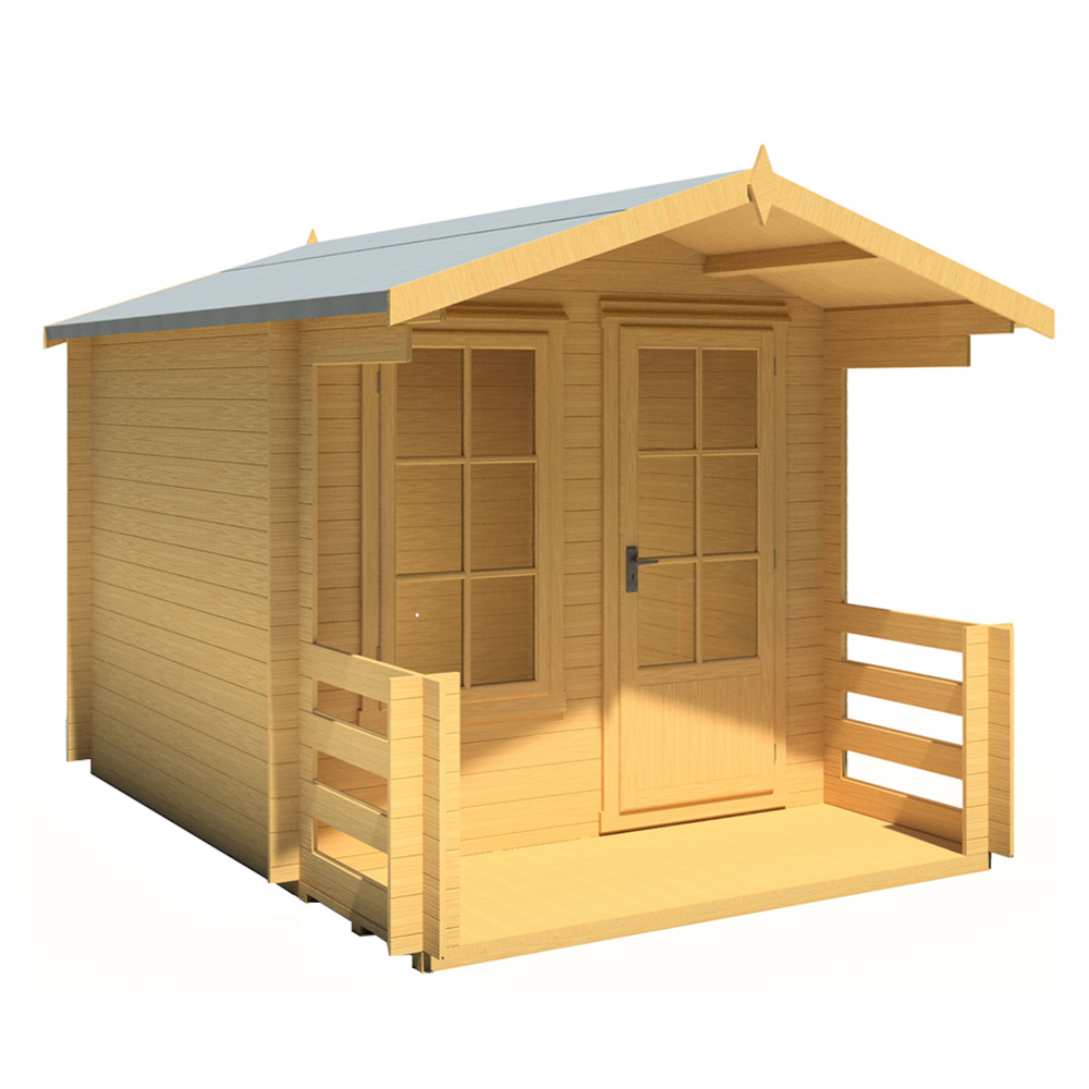 Shire Maulden 9 x 9ft Wooden Log Cabin Shed Image 2