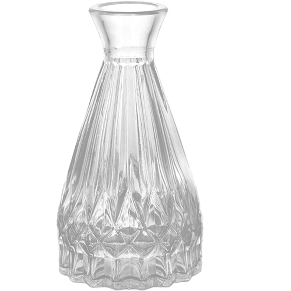 Living and Home 5 Piece Clear Small Glass Bud Vase Set Image 7