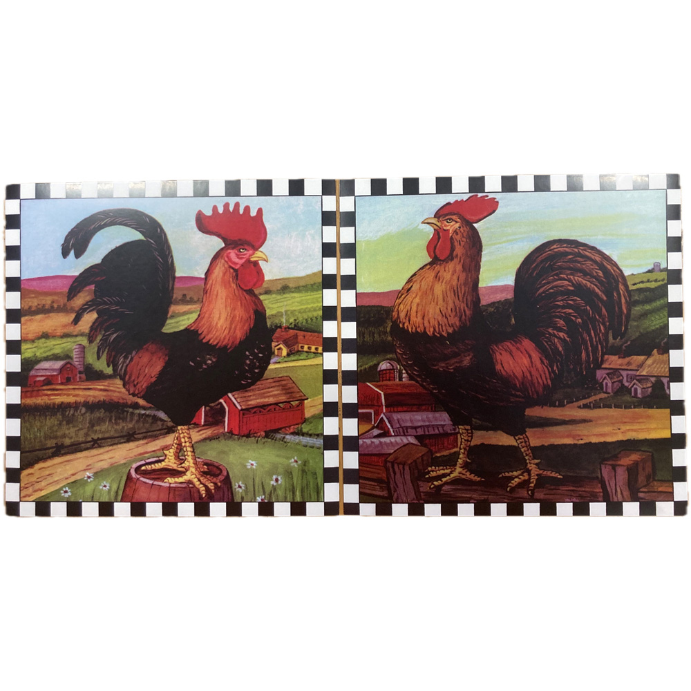 Avilo Rooster Self-Adhesive Waterproof Vinyl Tile Sticker 24 Pack Image 5