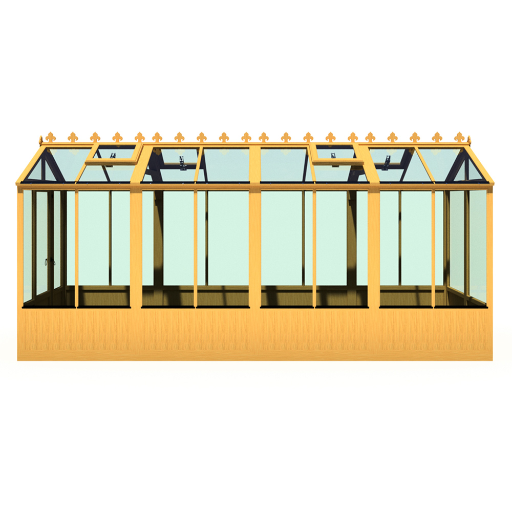 Shire Holkham Wooden 6 x 16ft Greenhouse Image 2