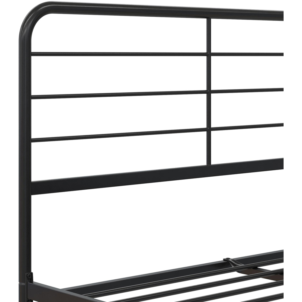 Dorel Millie King Size Black Metal Bed Frame Image 6