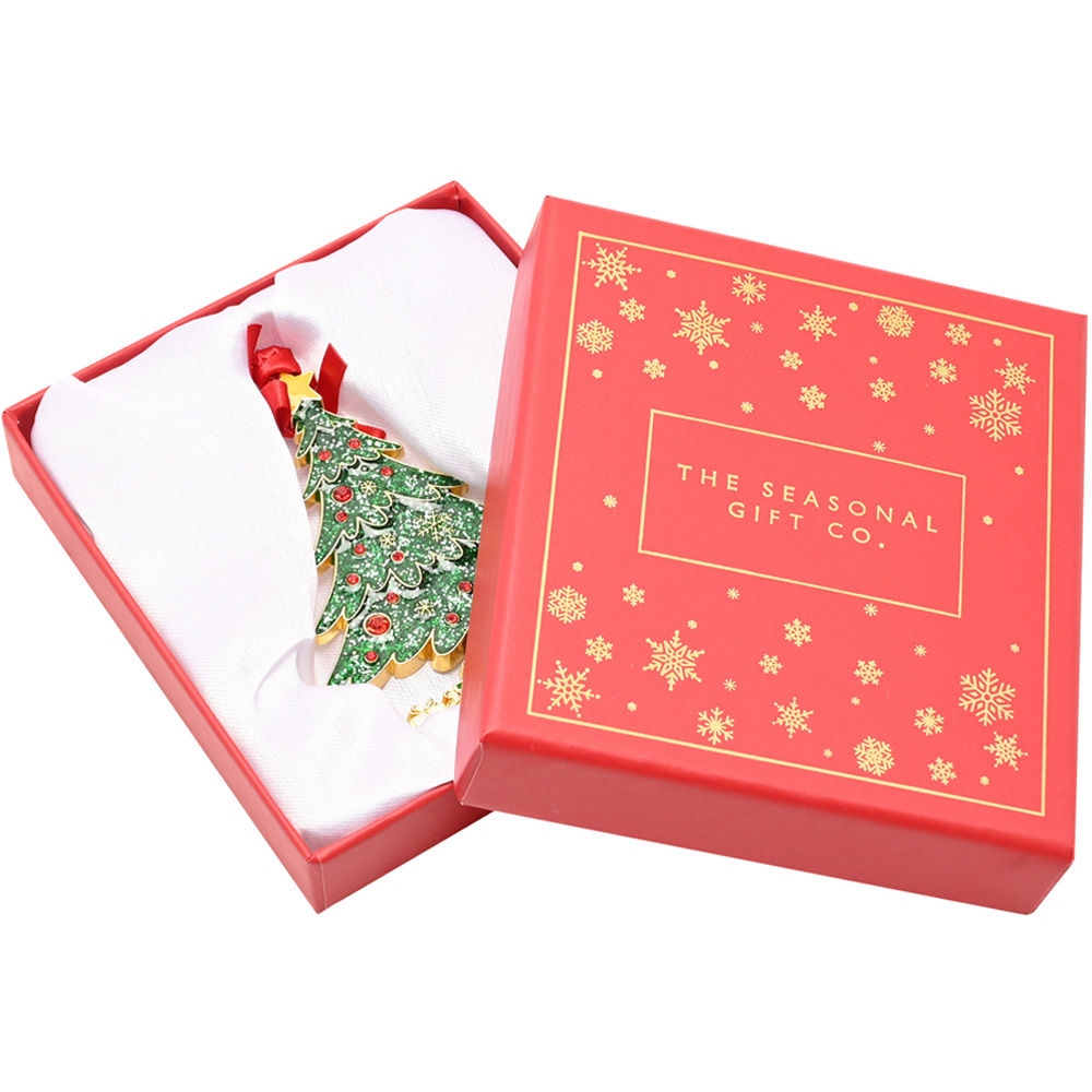 The Seasonal Gift Co Regal Tidings Christmas Tree Collectable Tree Decoration 18cm Image 3