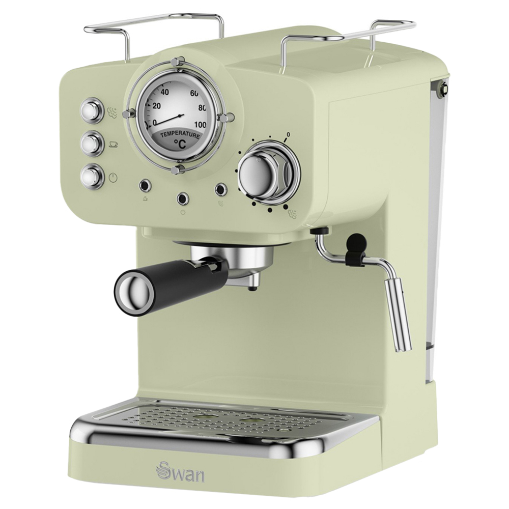 Swan SK22110GN Green Pump Espresso Coffee Machine 1100W Image 1
