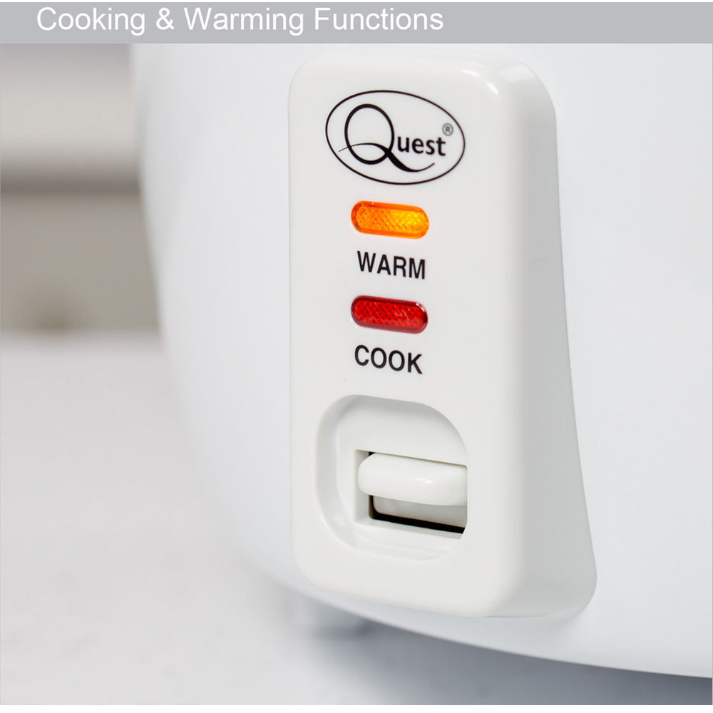 Quest White 800ml Rice Cooker 350W Image 3