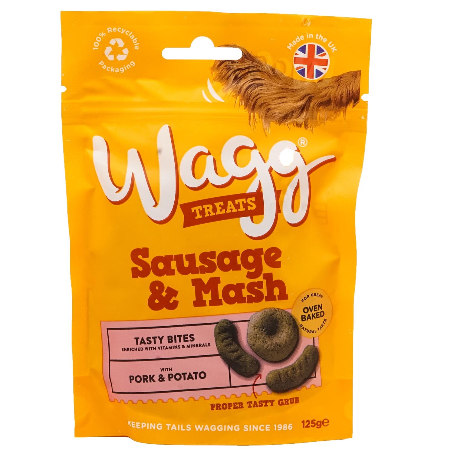 Wagg Pork and Potato Dog Treat 125g Image