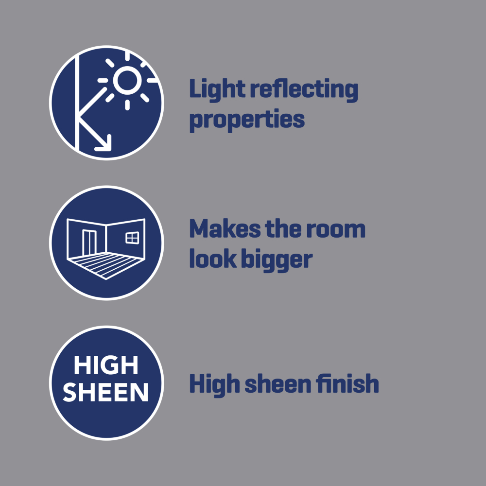 Johnstone's Walls & Ceilings Antique Cream Silk Emulsion Paint 2.5L Image 5