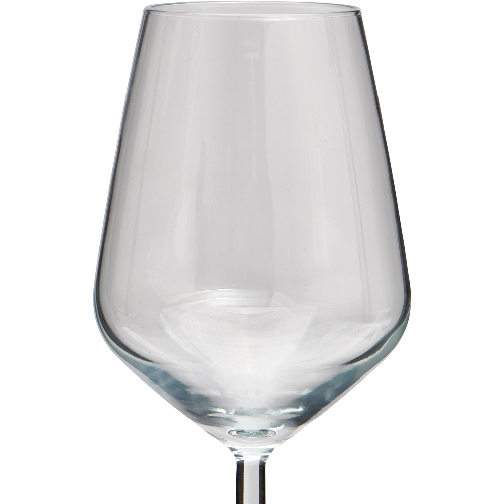 Wilko Curved White Wine Glass Wilko