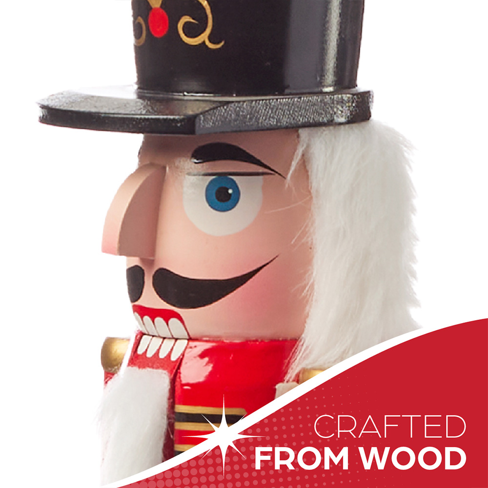 The Christmas Workshop Traditional Wooden Nutcracker 60cm Image 5