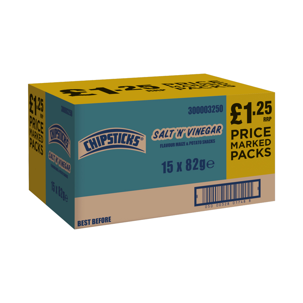 Smiths Chipsticks Salt 'n' Vinegar Snacks  82g Image 3