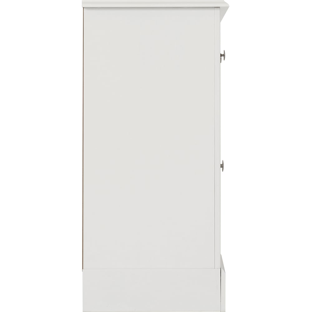 Seconique Stratford 2 Door 2 Drawer White Sideboard Image 5