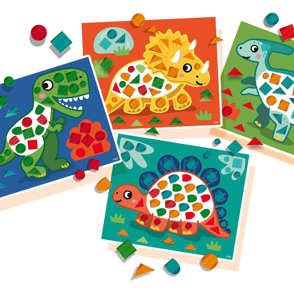 SES Creative I Learn To Make Dino Mosaics Set Image 4