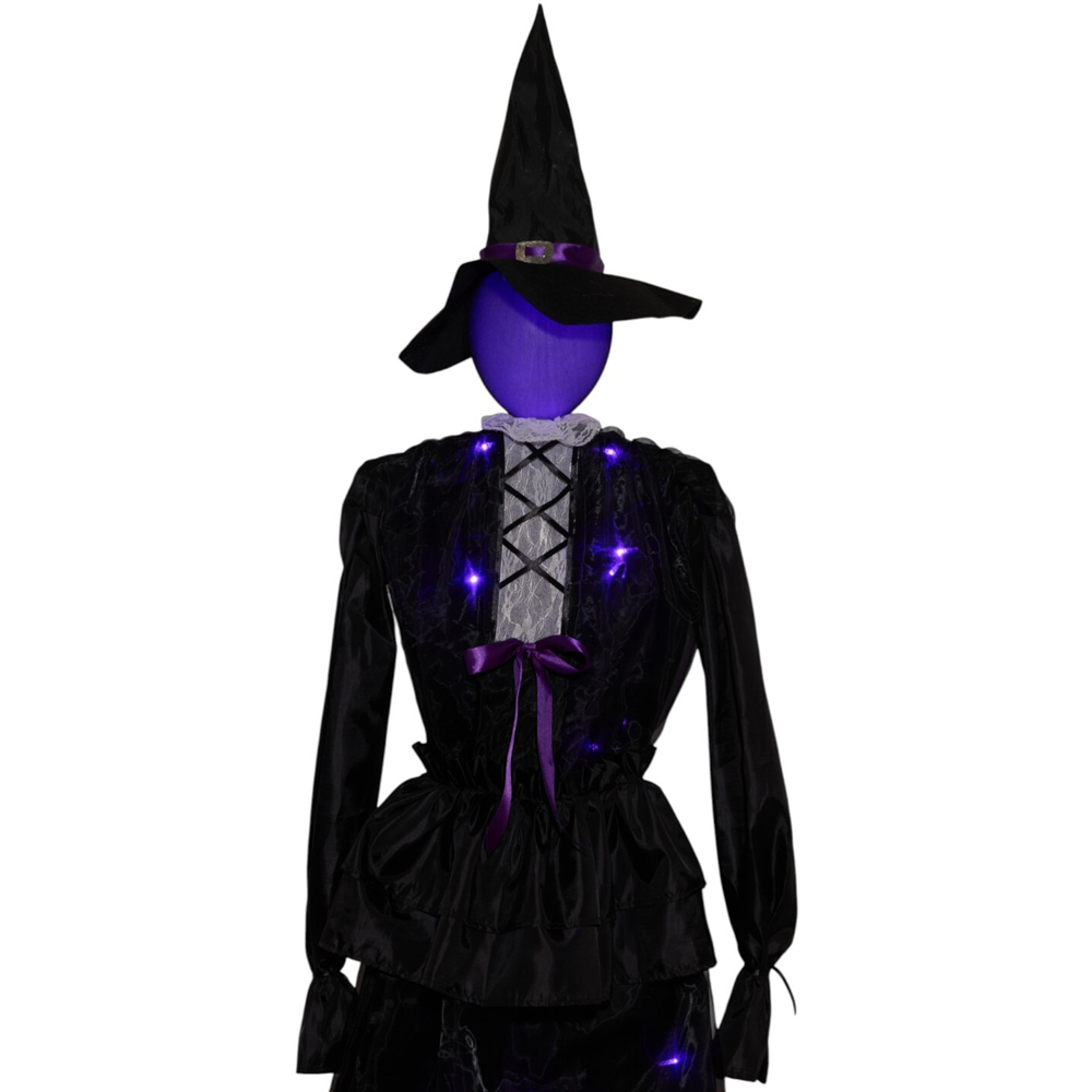 Spooky Three Standing Witches Decoration Black Image 4