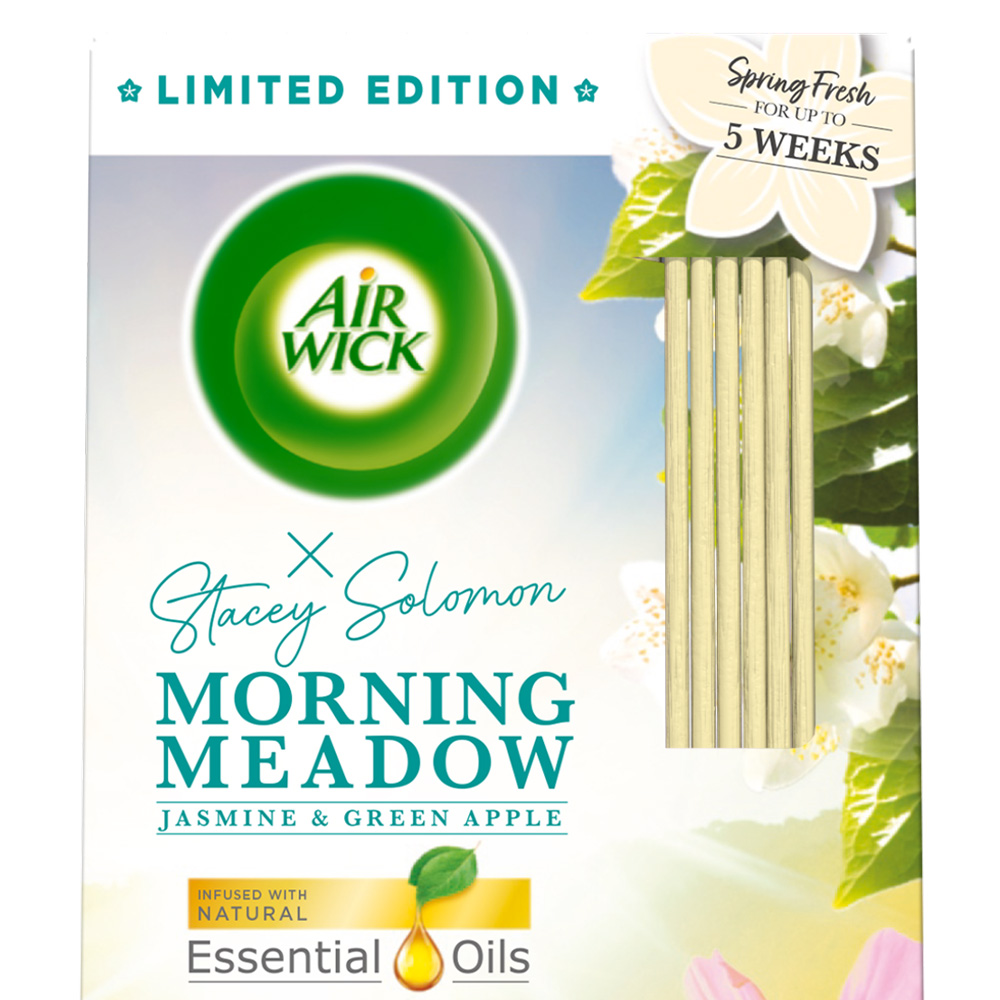 Air Wick x Stacey Solomon Morning Meadow Essential Oils Reeds Diffuser 33ml Image 2