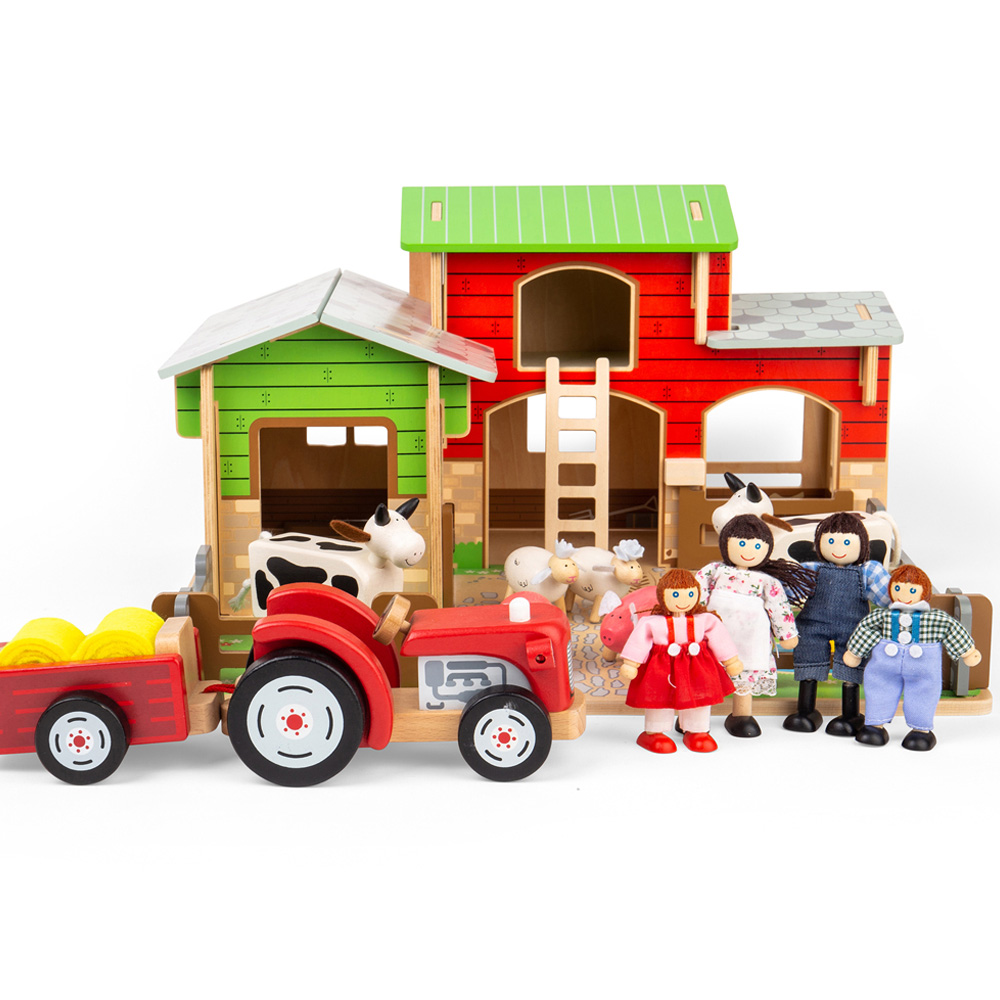 Tidlo Wooden Cobblestone Farm Toy Bundle Image 3