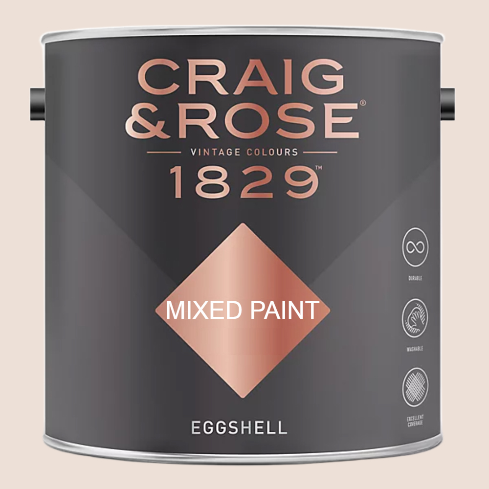 Craig & Rose 1829 Vintage Walls Wood and Metal Pearl White Eggshell Paint 2.5L Image 2