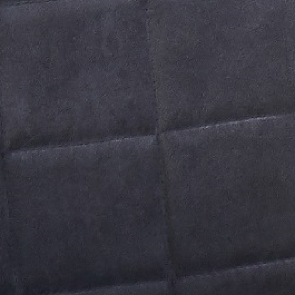 wilko Adrian Set of 2 Dark Grey Suede Faux Leather Dining Chairs Image 6