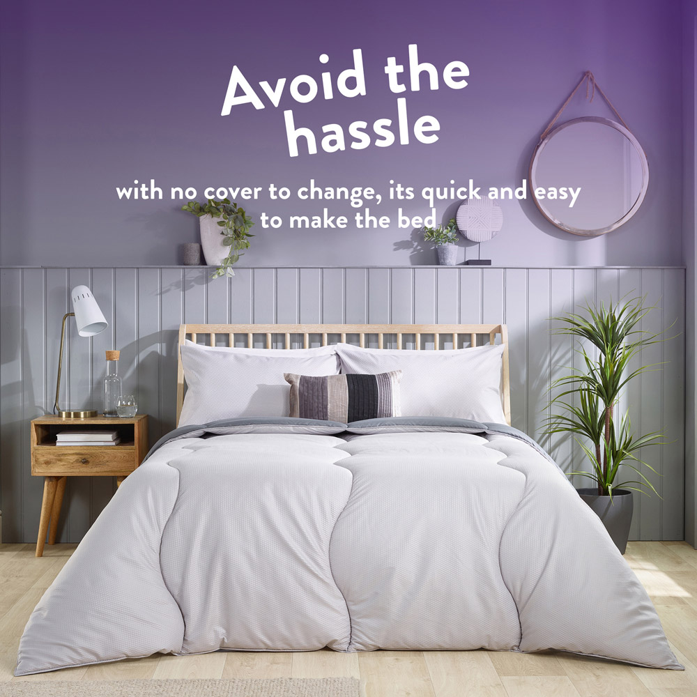 Slumberdown King Size Coverless Waffle Duvet Set 10.5 Tog Image 2