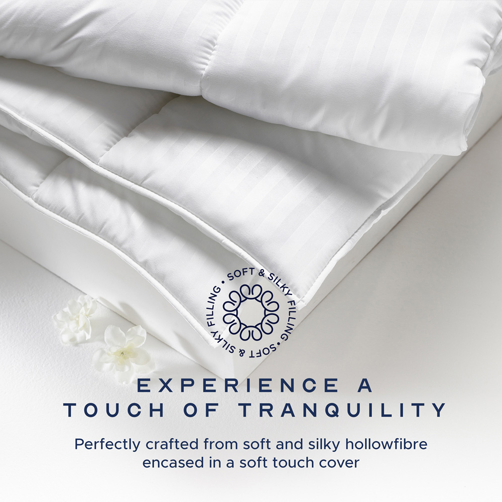 Snuggledown Double White Scandinavian Hollowfibre Duvet  10.5 Tog Image 4