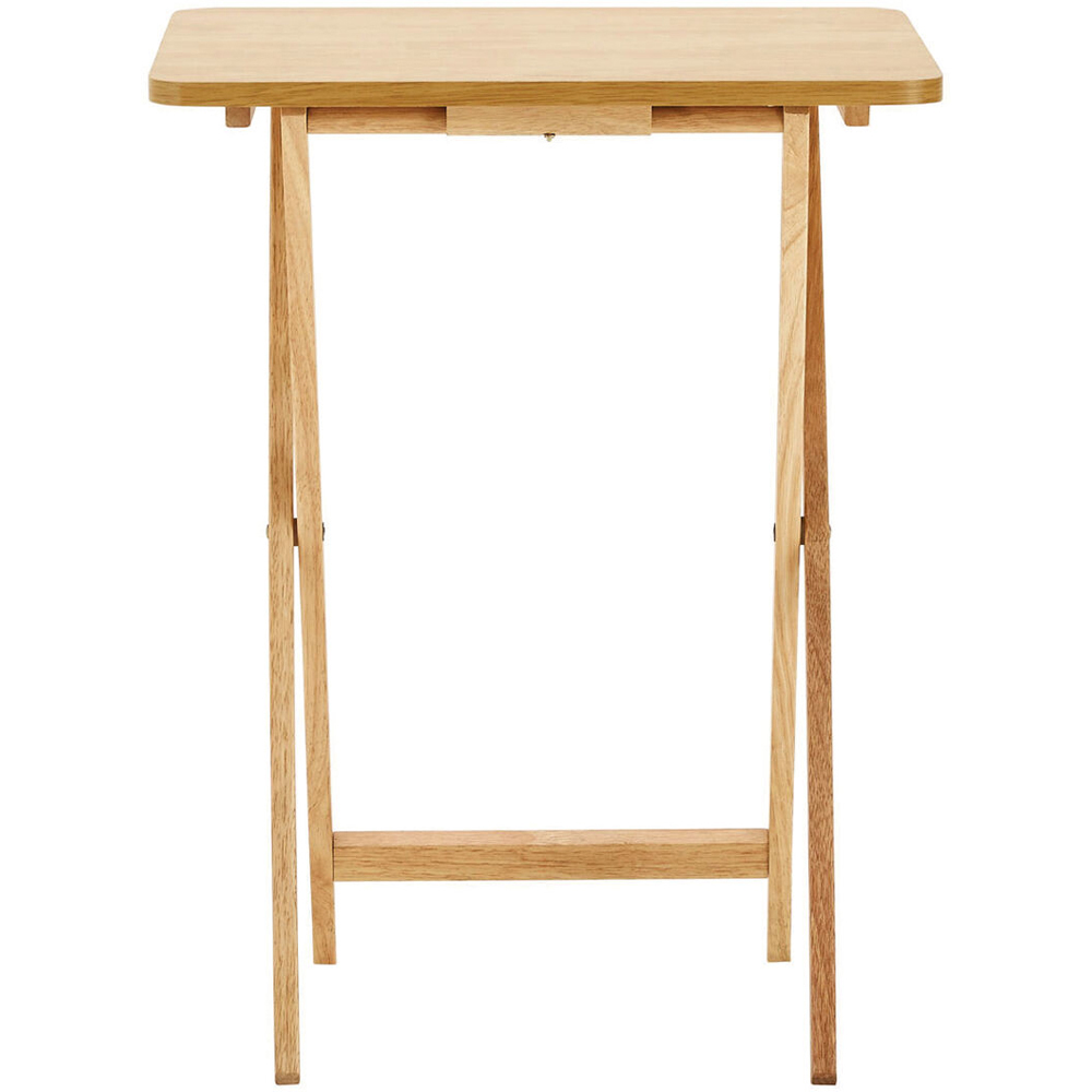 Premier Housewares Veneer Top Folding Side Table Image 5