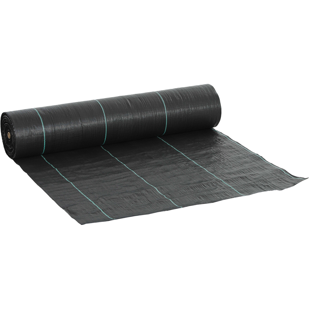 Outsunny Control Membrane Heavy Duty Weed Barrier Fabric Mat 2 x 90m Image 1