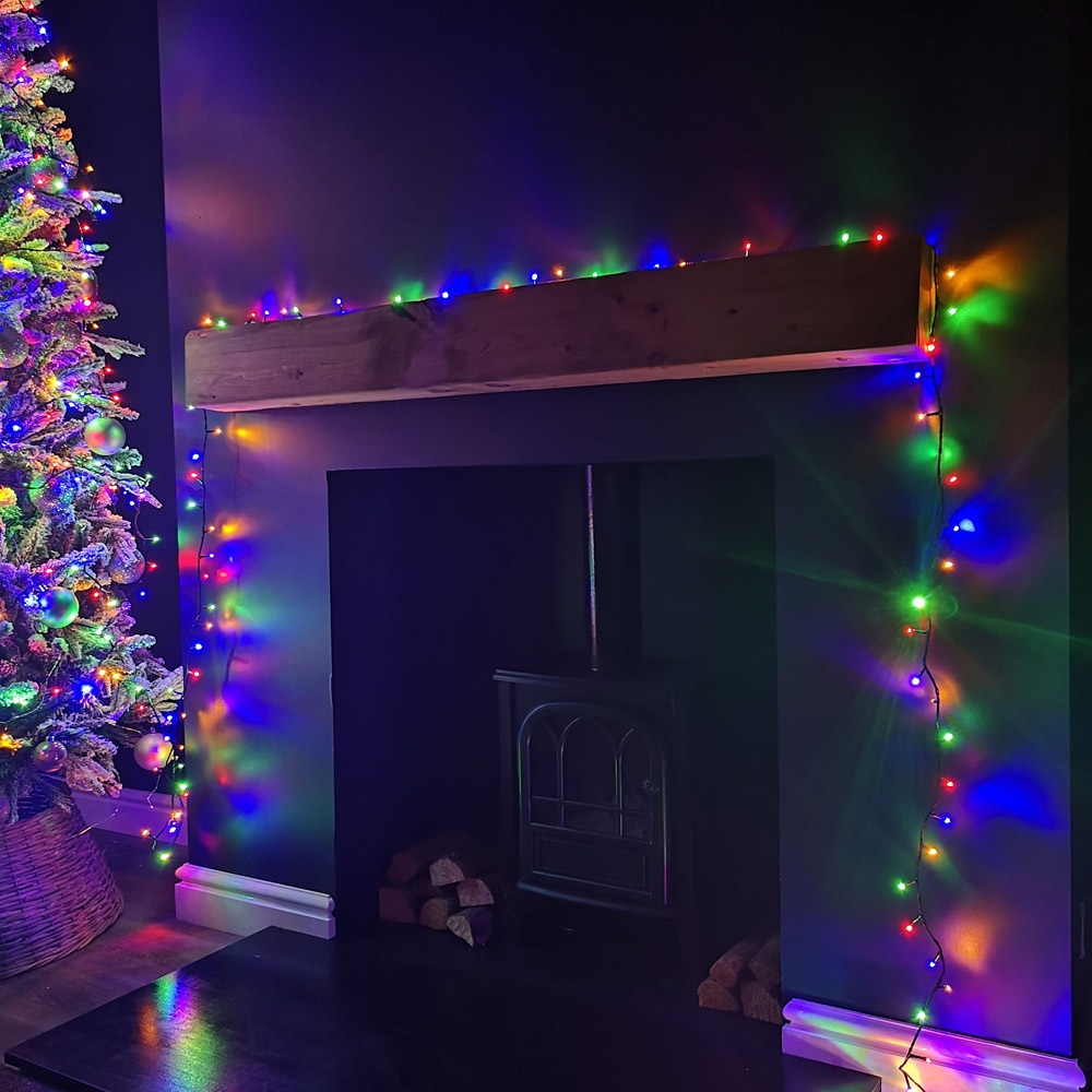 Samuel Alexander 240 White or Multicolour LED Colour Changing String Lights Image 3