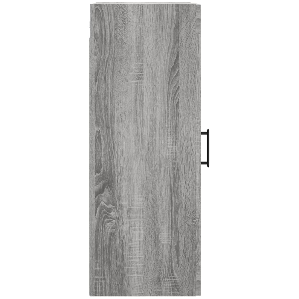 vidaXL Single Door 3 Shelf Grey Sonoma Wall Mounted Cabinet Image 6