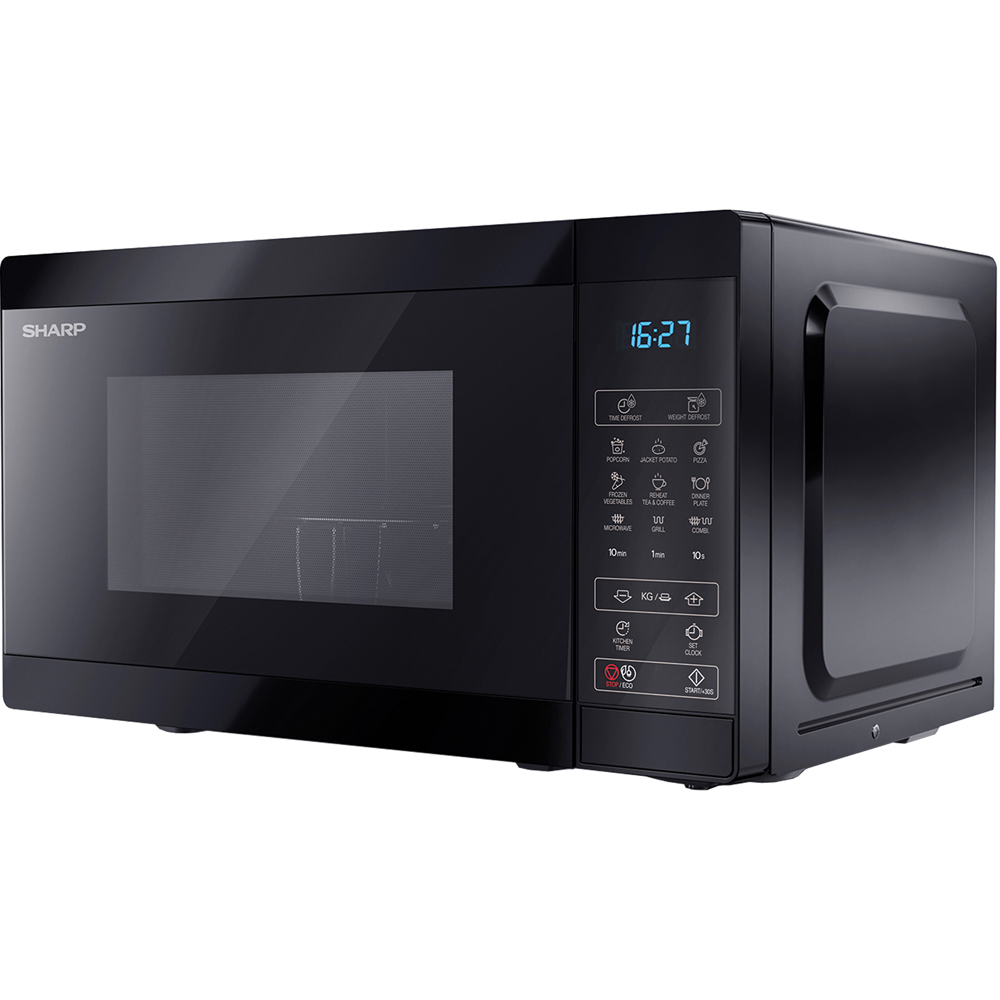 Sharp SP2020 Black 20L Electronic Control Microwave with Grill Image 1