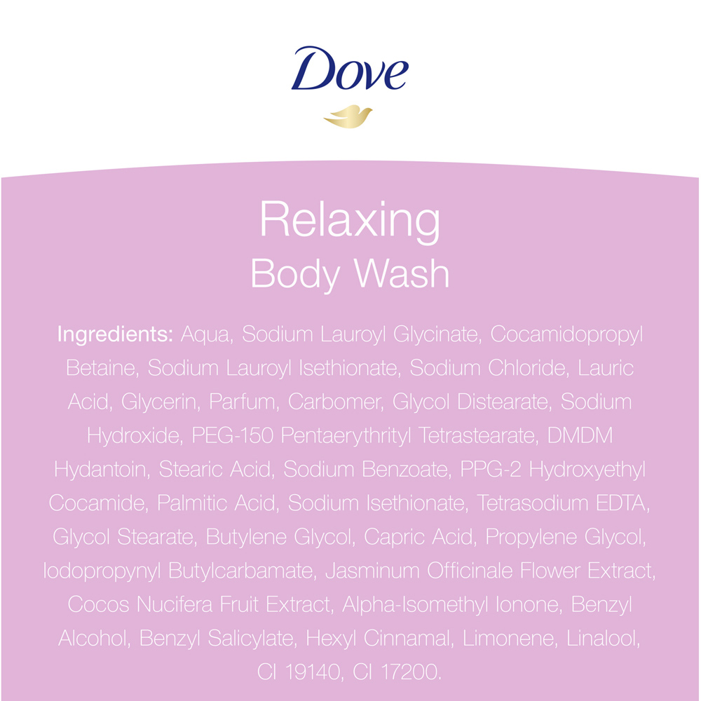 Dove Relaxing Body Wash 225ml Image 4