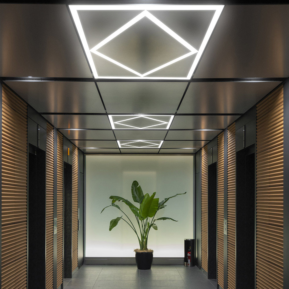 ENER-J 40W LED Diamond Ceiling Panel Light 6000K 60 x 60cm Image 2