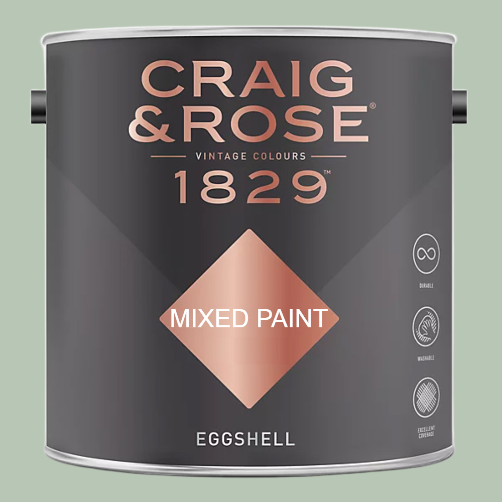 Craig & Rose 1829 Vintage Walls Wood and Metal Sung Blue Eggshell Paint 2.5L Image 2