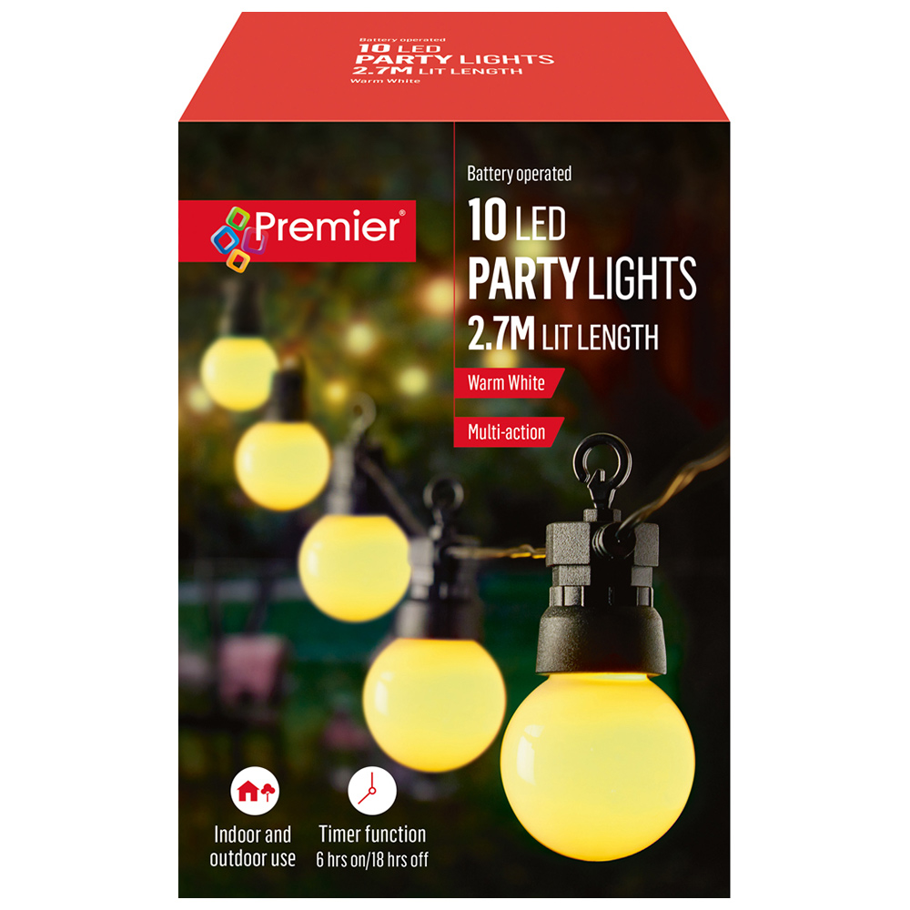 10 Bulb M-A Battery Op Party Light WW Image 4