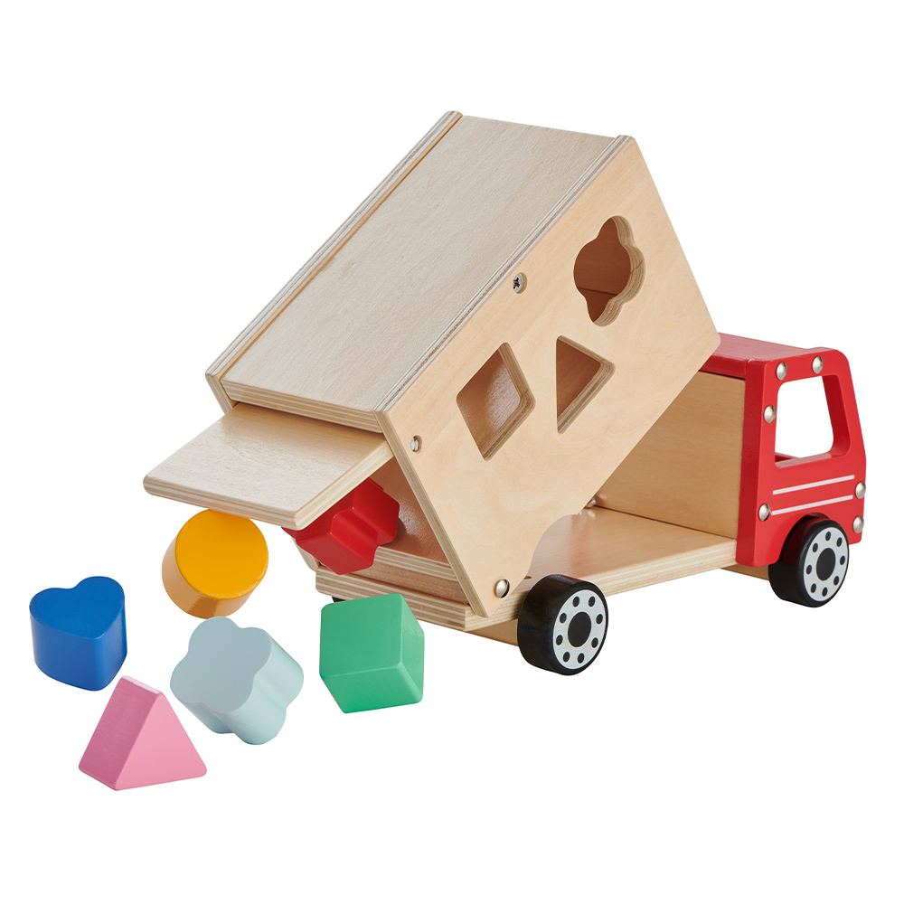 Wilko Wooden Block Vehicle Wilko