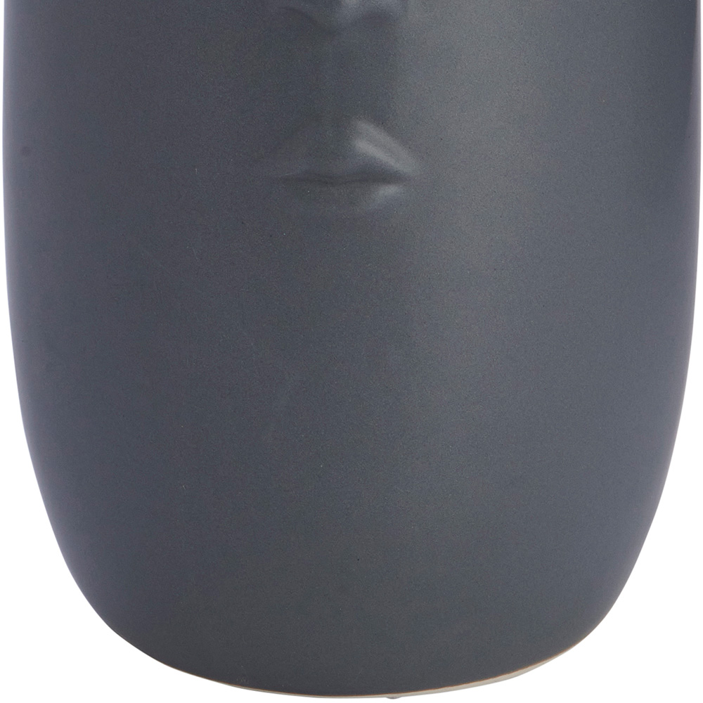 Wilko Grey Face Vase Wilko