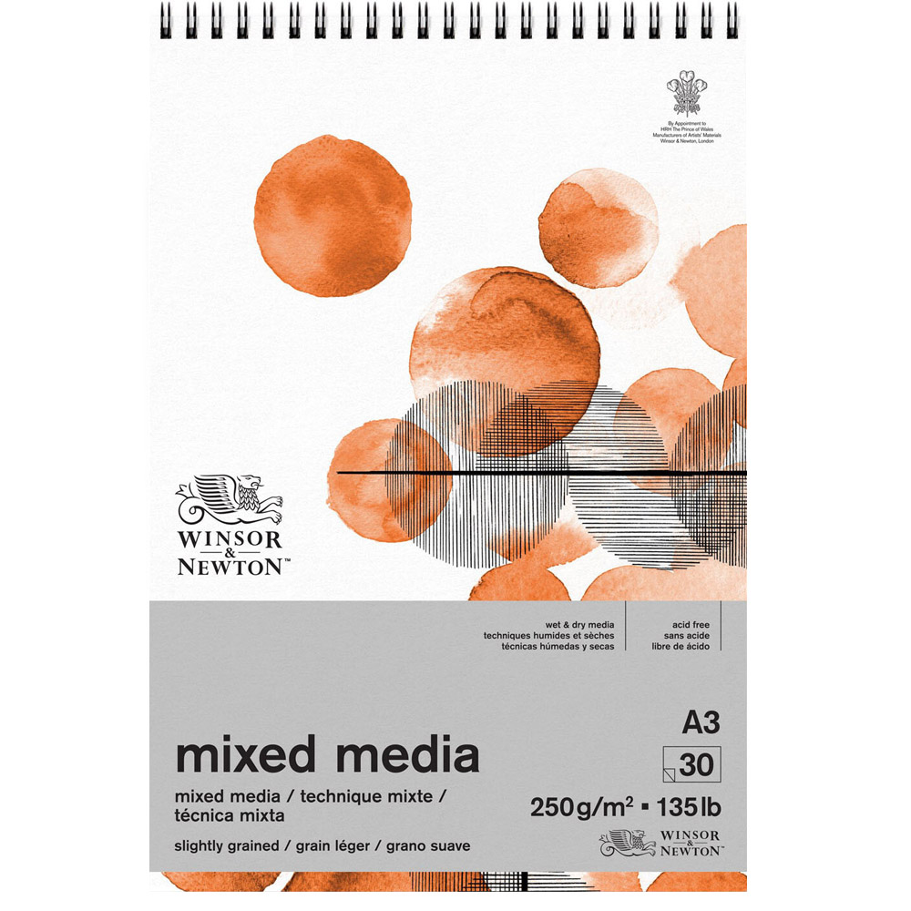 Winsor and Newton Mixed Media Paper Pad - A3 Image 1