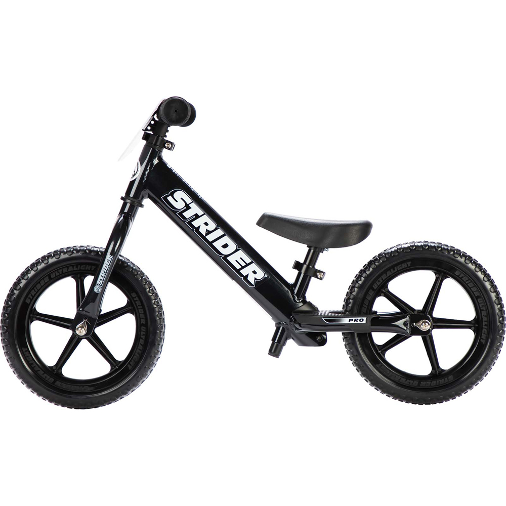Strider Pro 12 inch Black Balance Bike Image 2