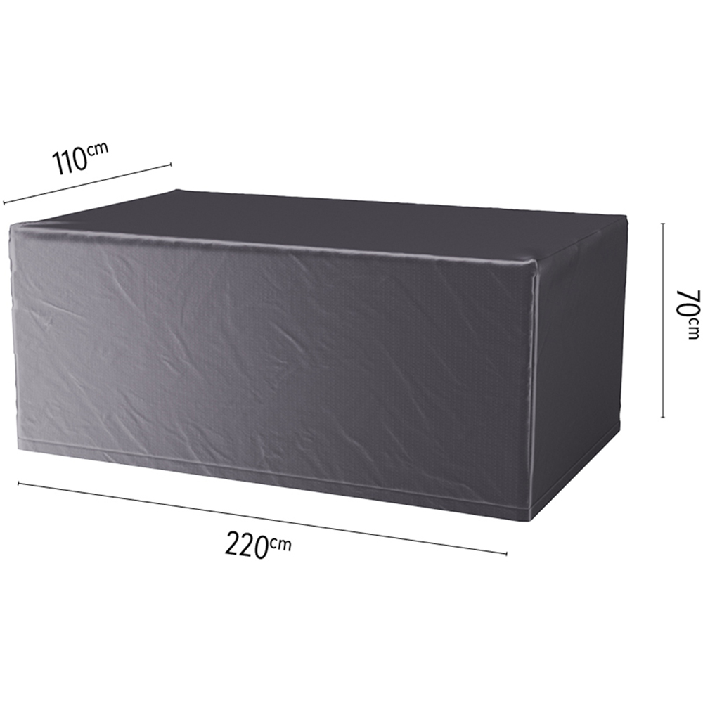 Platinum AeroCover Waterproof Garden Table Cover 70 x 220 x 110cm Image 6