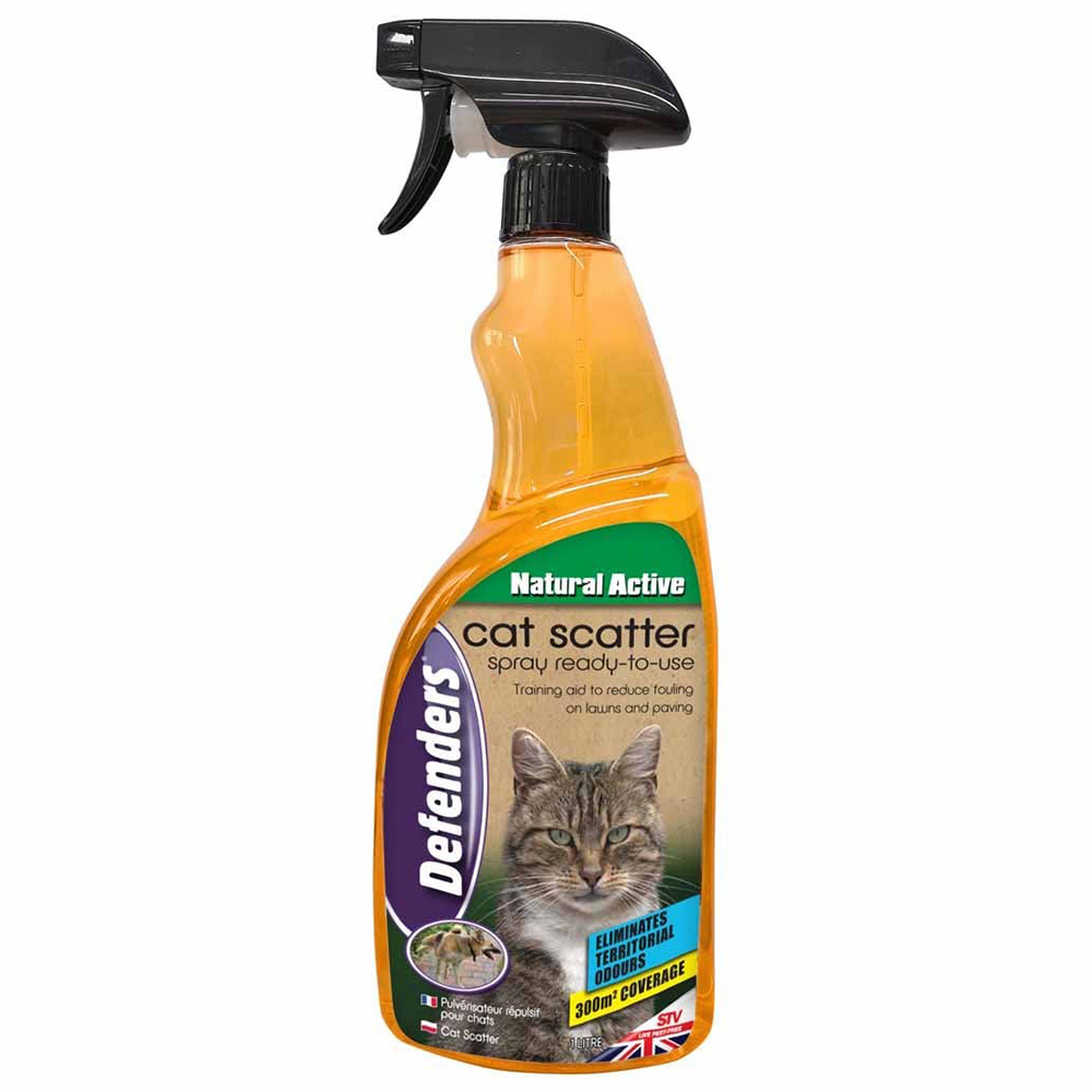 Defenders Cat Scatter Ready To Use Spray 1L 225msq Image 1