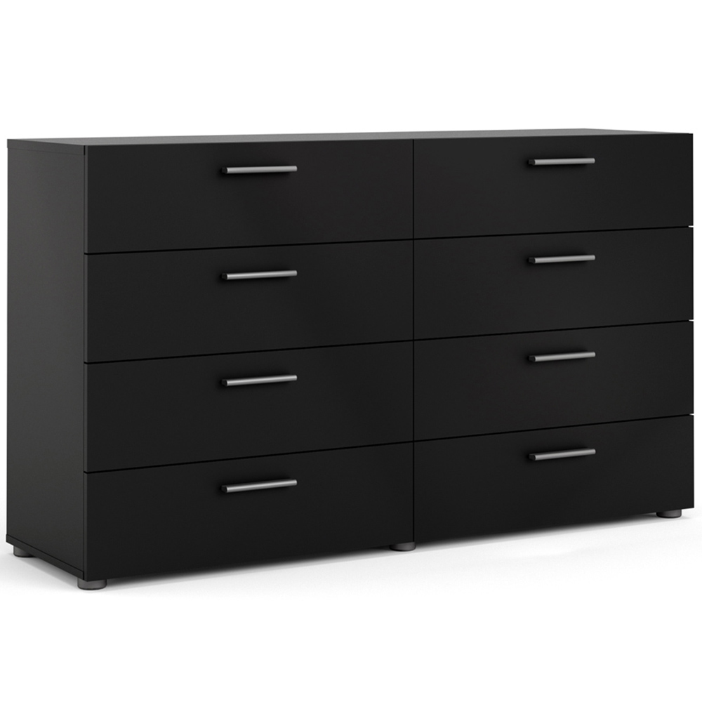 Florence 8 Drawer Black Chest of Drawers Image 2