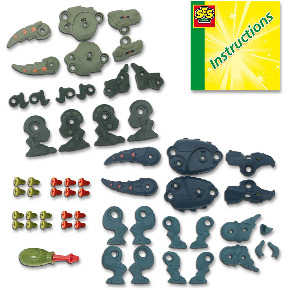 SES Creative Dinosaurs Screw Constructions Set Image 2