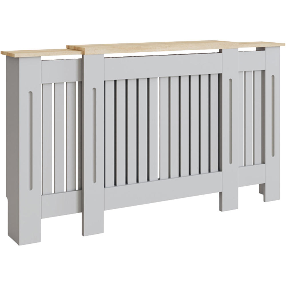 GFW Longslow Grey Adjustable Radiator Cover Image 4